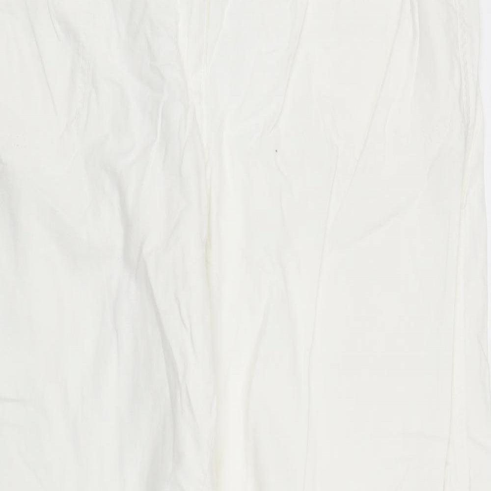 George Womens White   Trousers  Size 16 L28 in