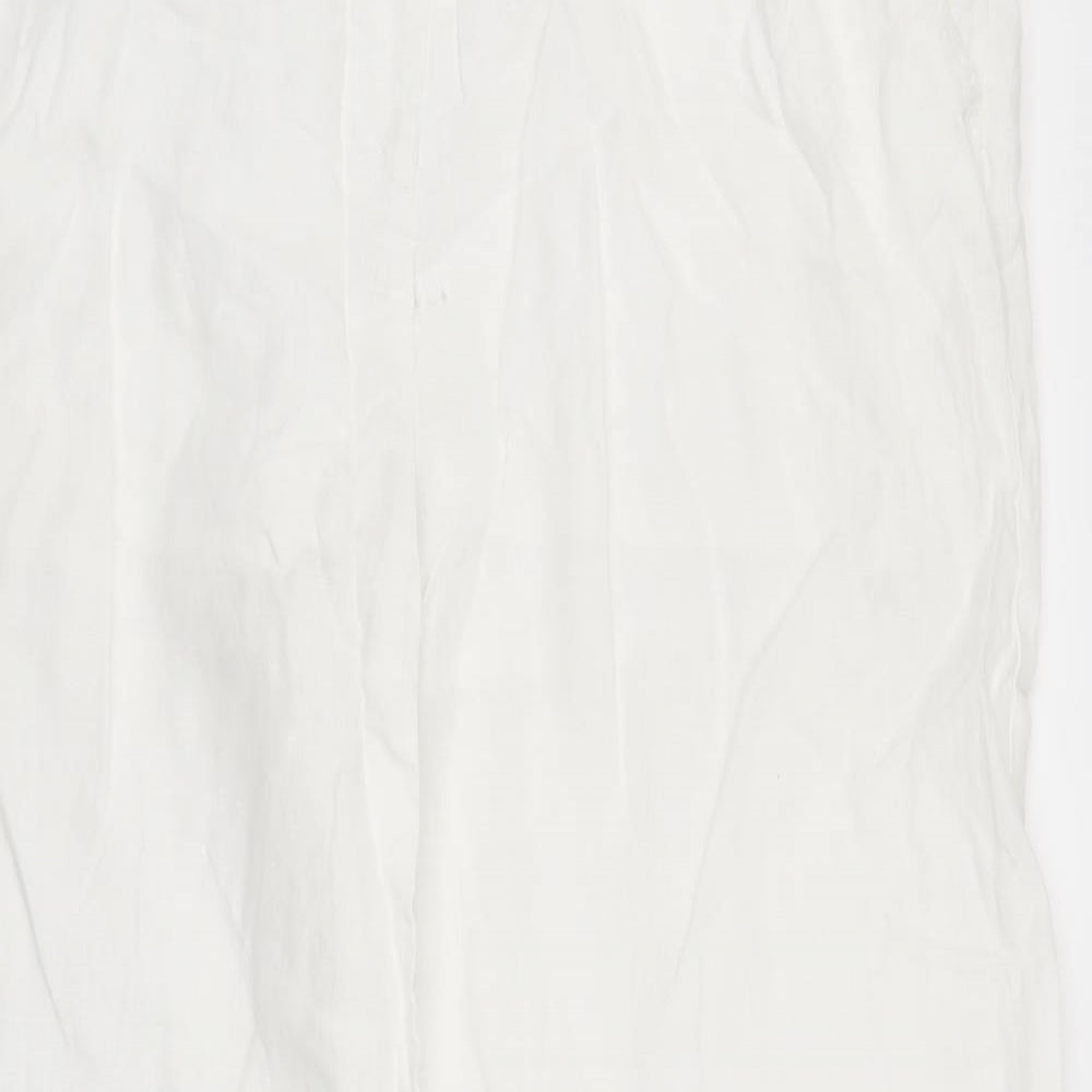 TU Womens White   Trousers  Size 14 L27 in
