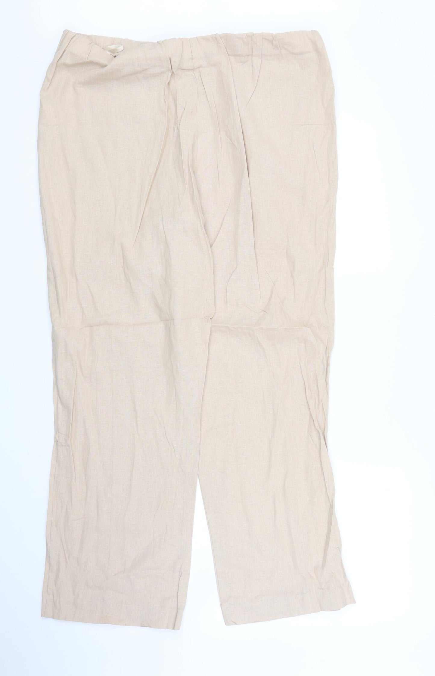 Classic Womens Beige   Trousers  Size 18 L27 in