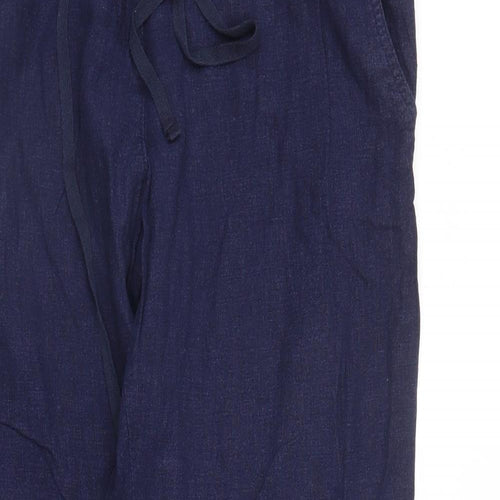 NEXT Womens Blue   Chino Trousers Size 14 L26 in