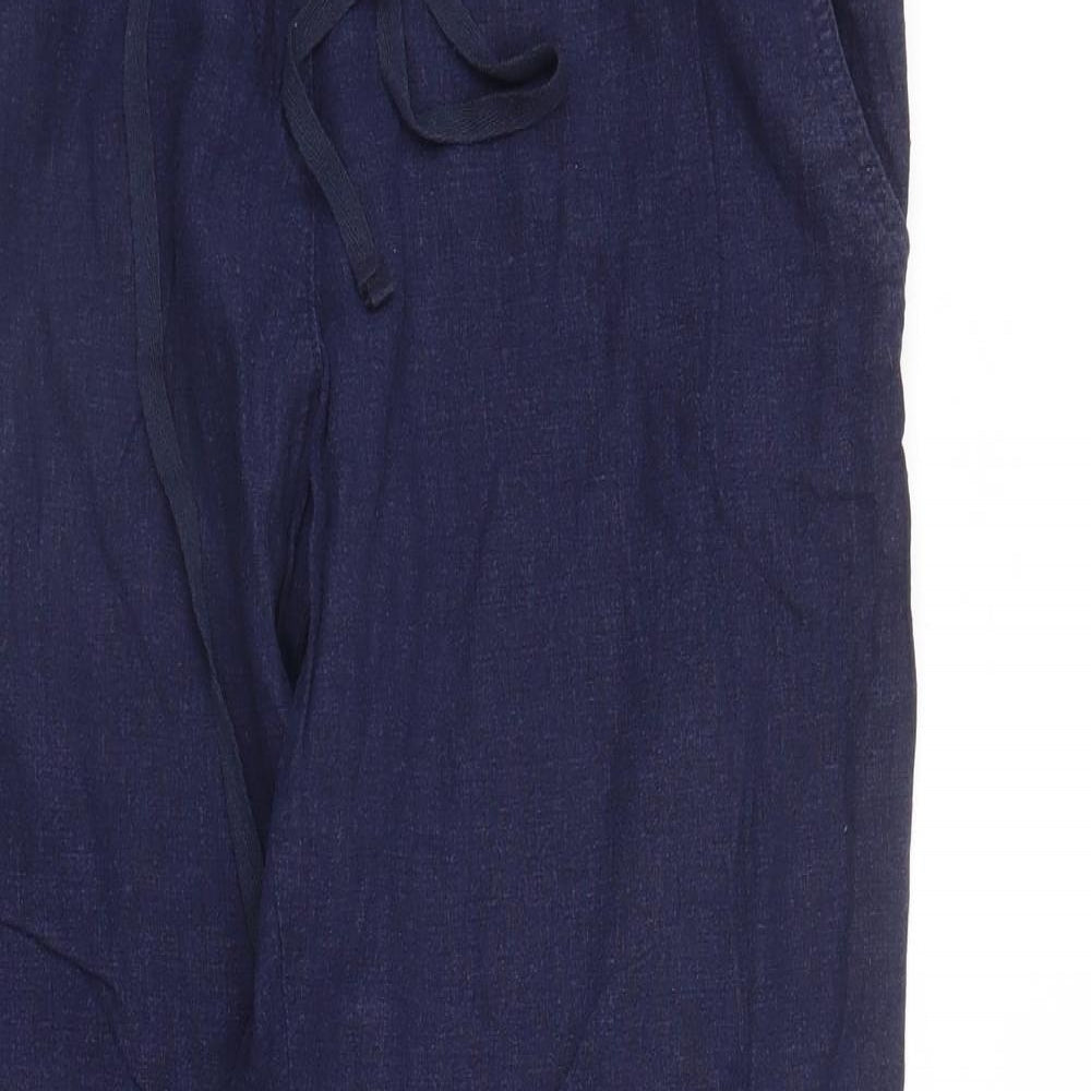 NEXT Womens Blue   Chino Trousers Size 14 L26 in