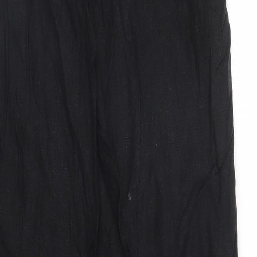 Papaya Womens Black   Bloomer Trousers Size 8 L31 in