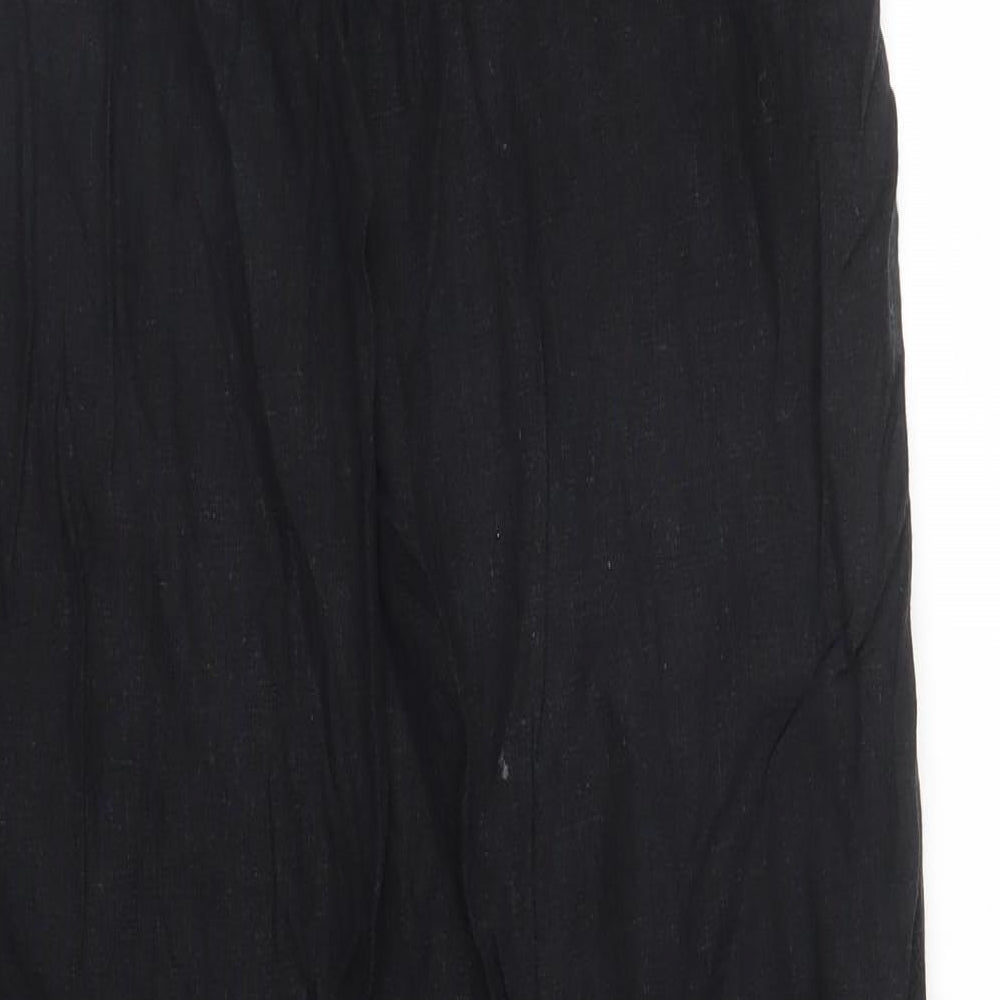 Papaya Womens Black   Bloomer Trousers Size 8 L31 in