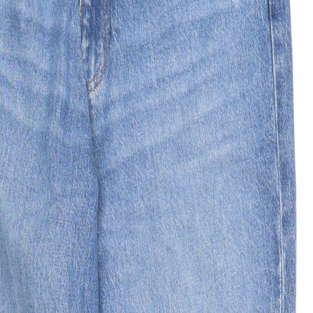 F&F Womens Blue  Denim Mom Jeans Size 8 L24 in