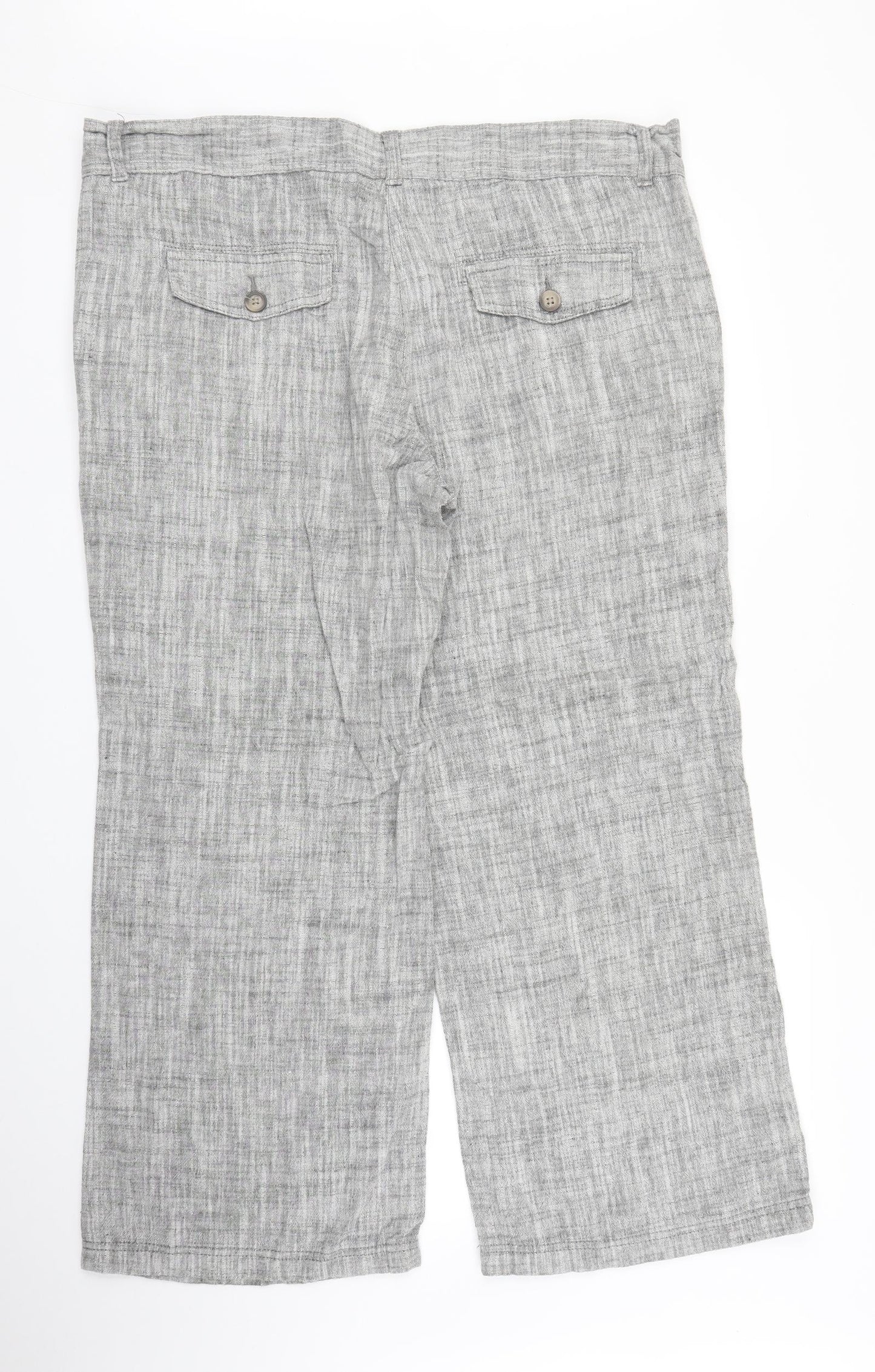 NEXT Womens Grey   Trousers  Size 18 L26 in