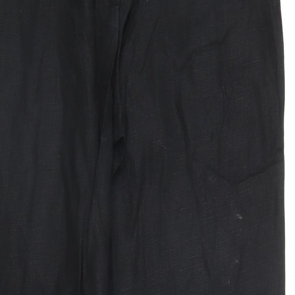 Warehouse Womens Black   Trousers  Size 12 L30 in