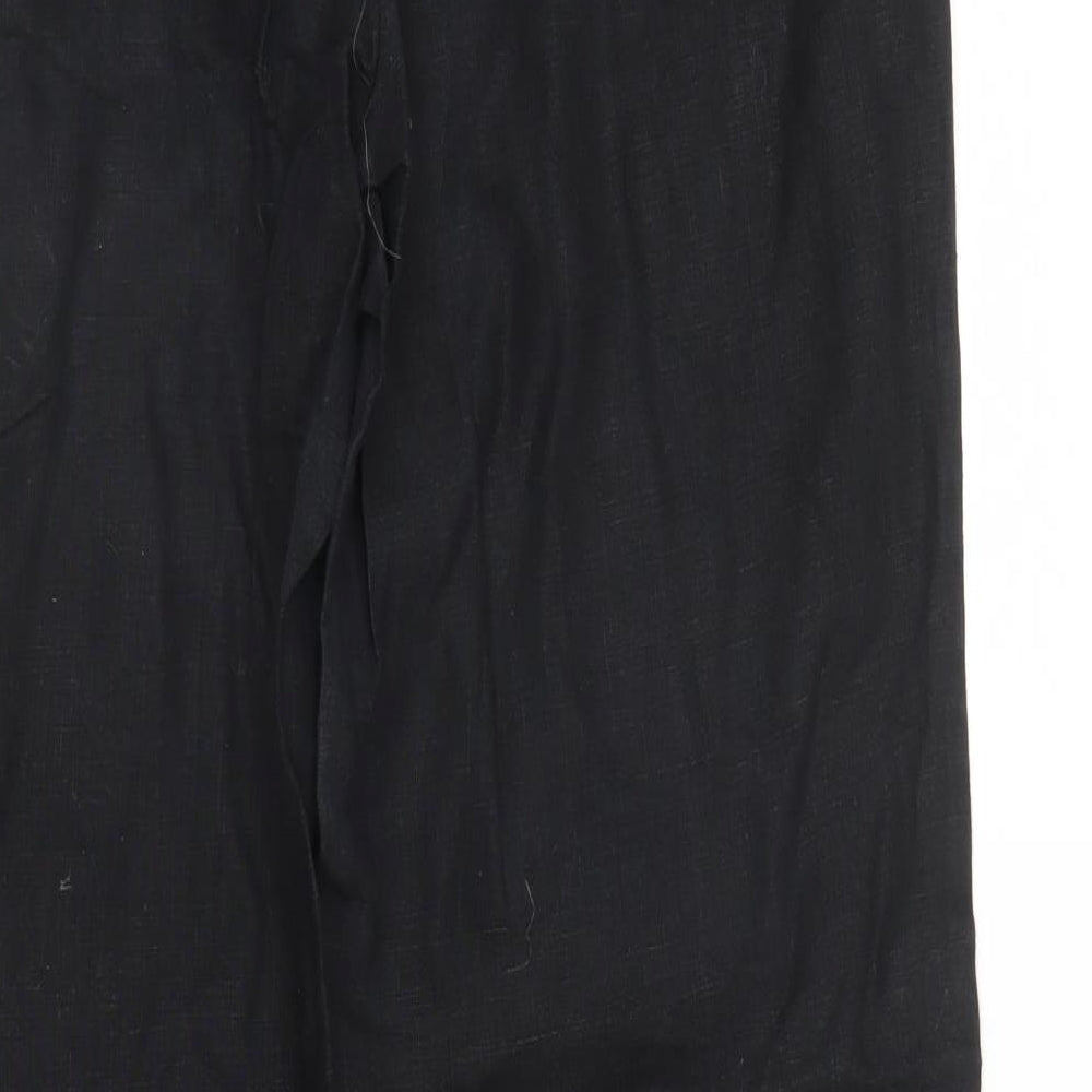 Warehouse Womens Black   Trousers  Size 12 L30 in