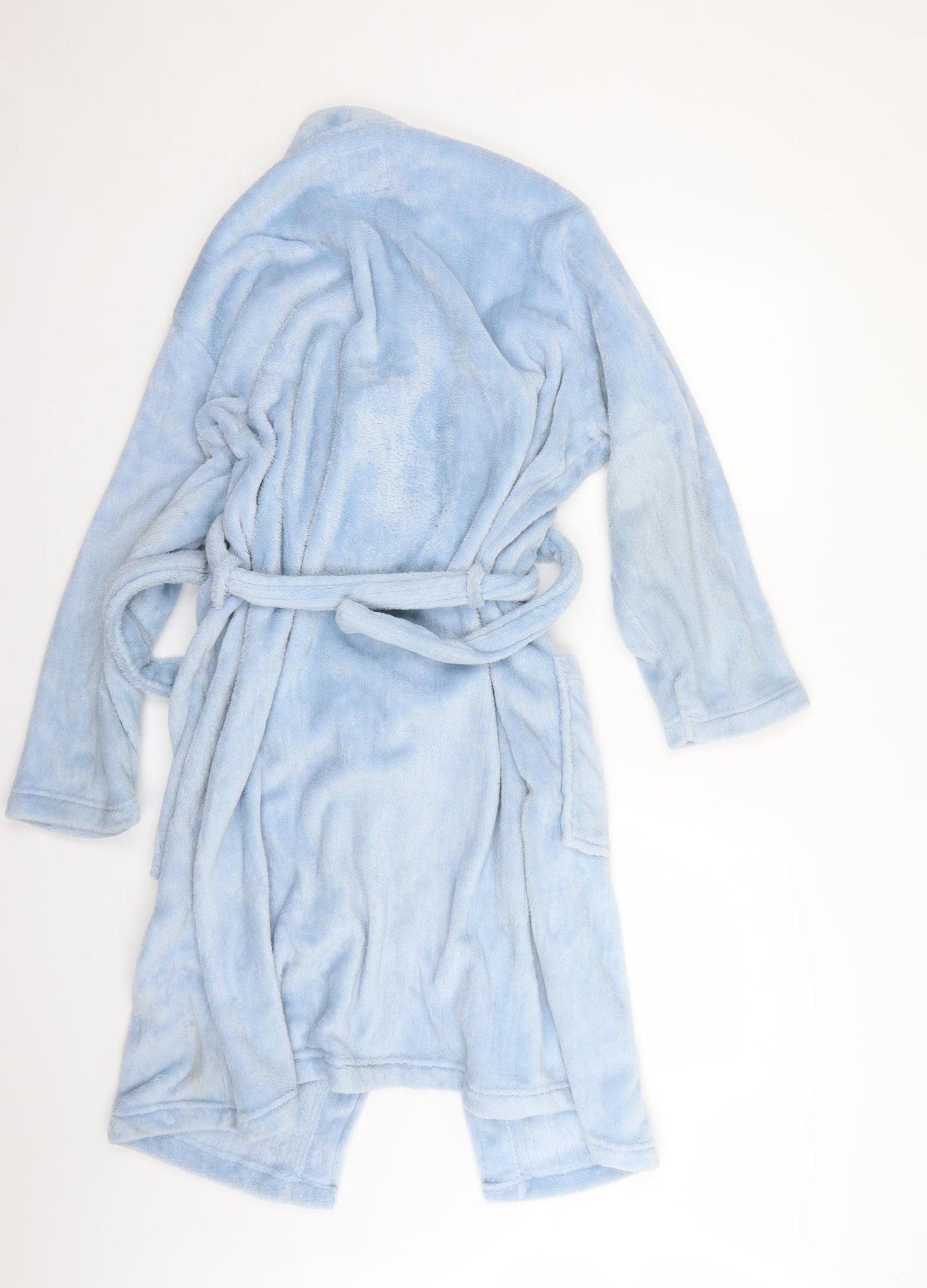 daydreams Womens Blue Solid  Top Robe Size L