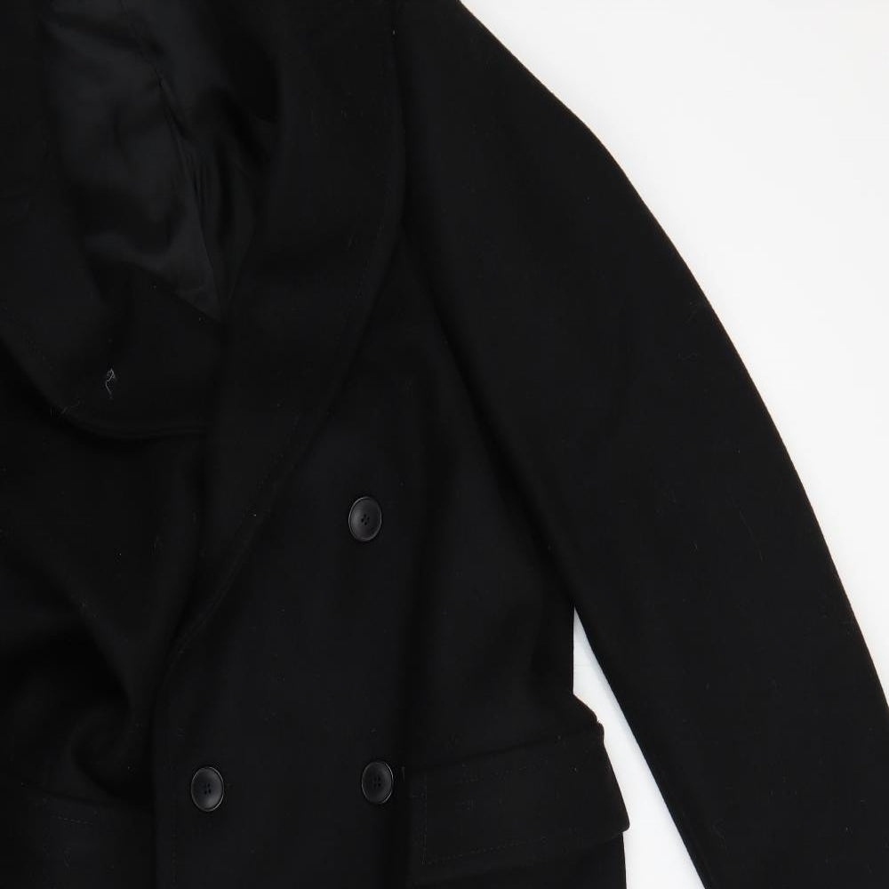 Preworn Womens Black   Pea Coat Coat