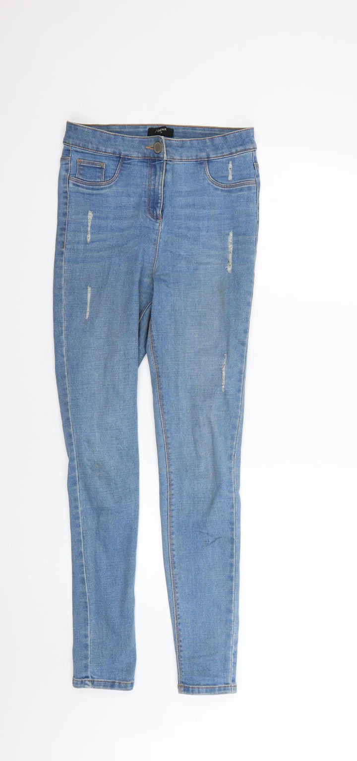 Matalan Womens Blue Skinny Jeans Size 10 L27 in