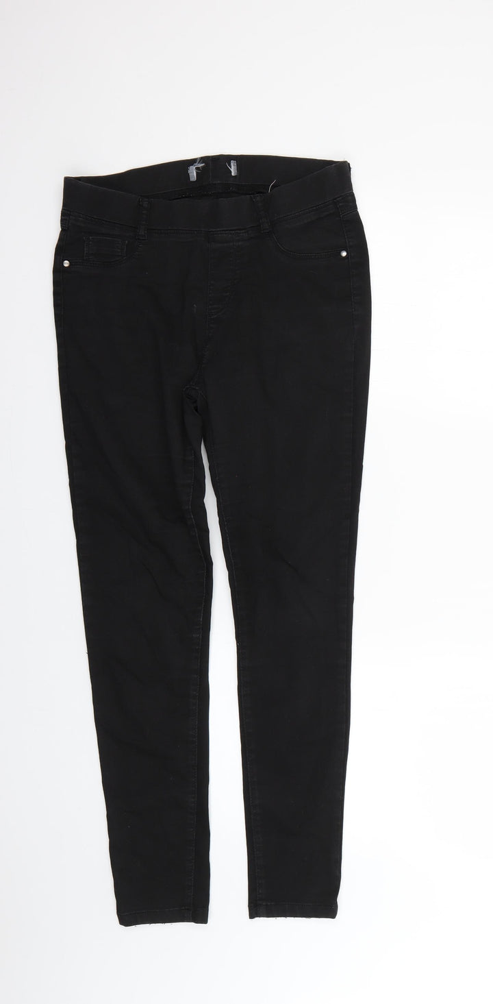 Preworn Womens Black   Mom Jeans Size 10 L27 in