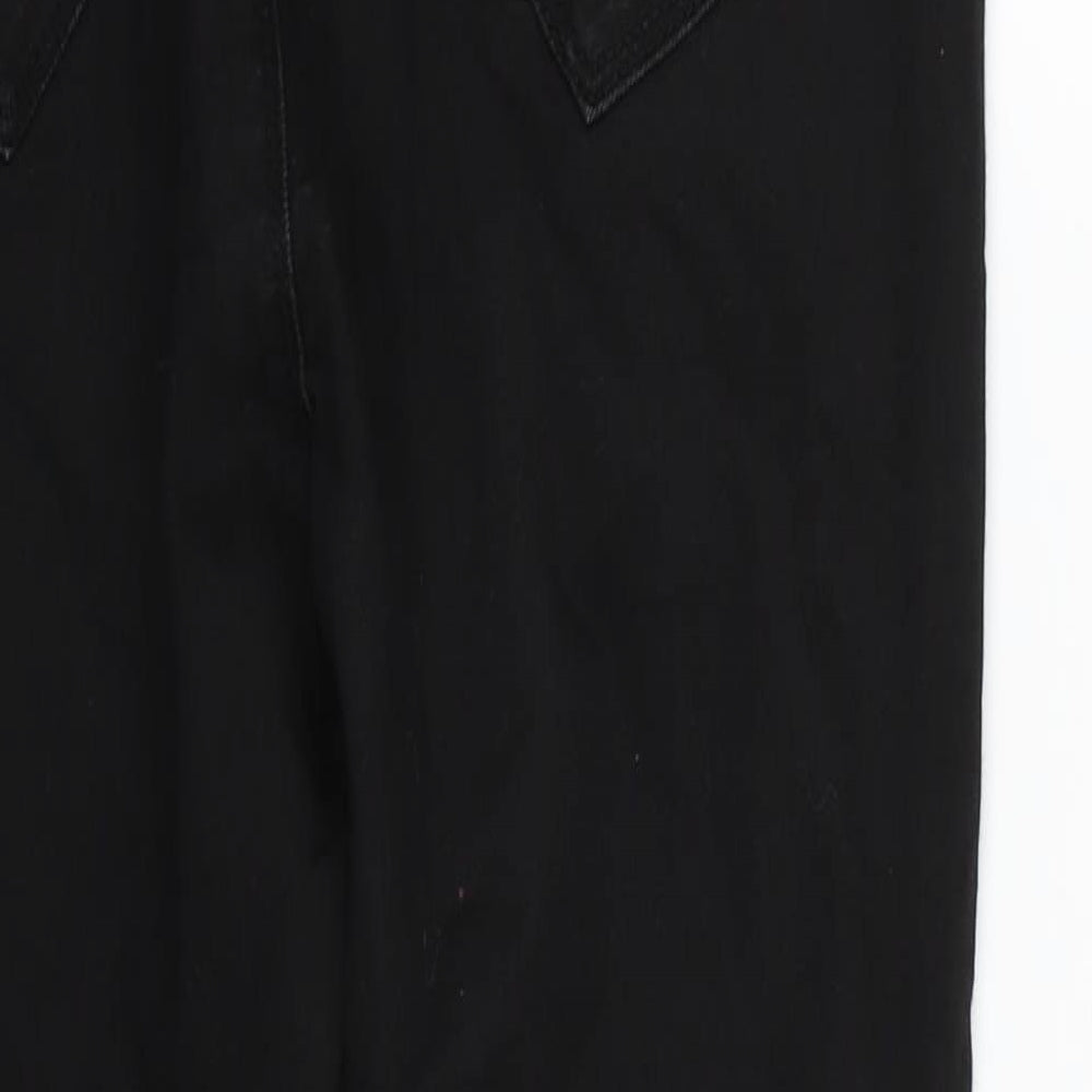Preworn Womens Black   Mom Jeans Size 10 L27 in