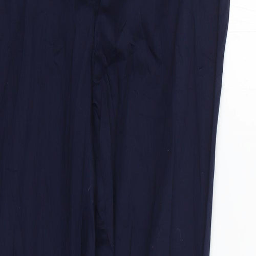 H&M Womens Blue   Trousers  Size 4 L26 in