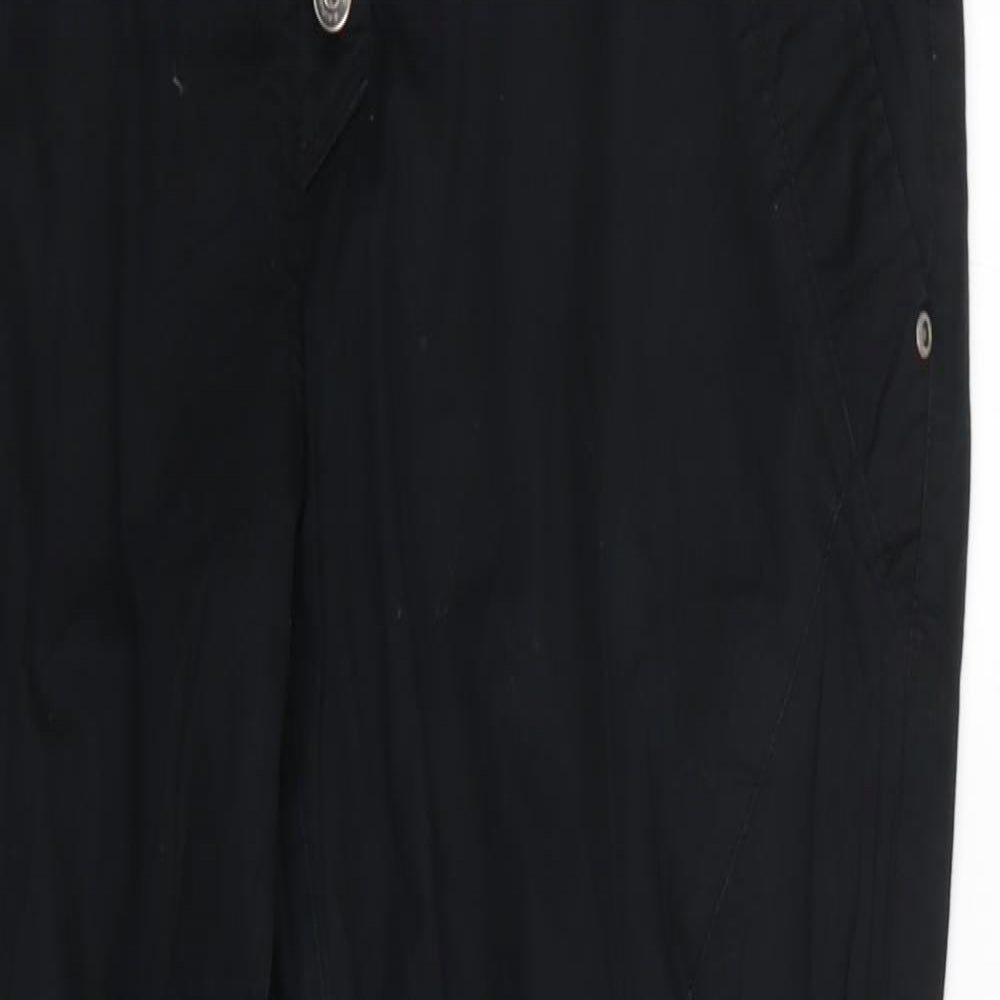 Rainbow Womens Black   Trousers  Size 14 L29 in
