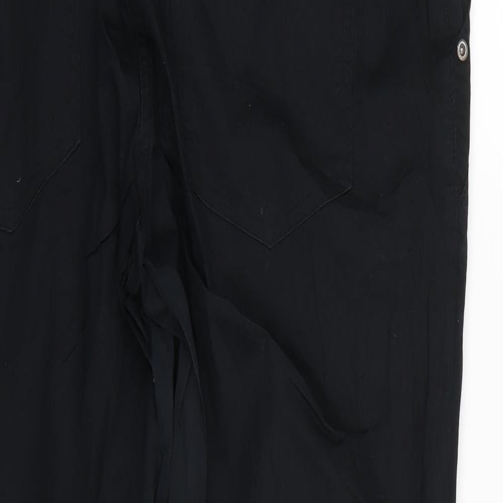 Rainbow Womens Black   Trousers  Size 14 L29 in