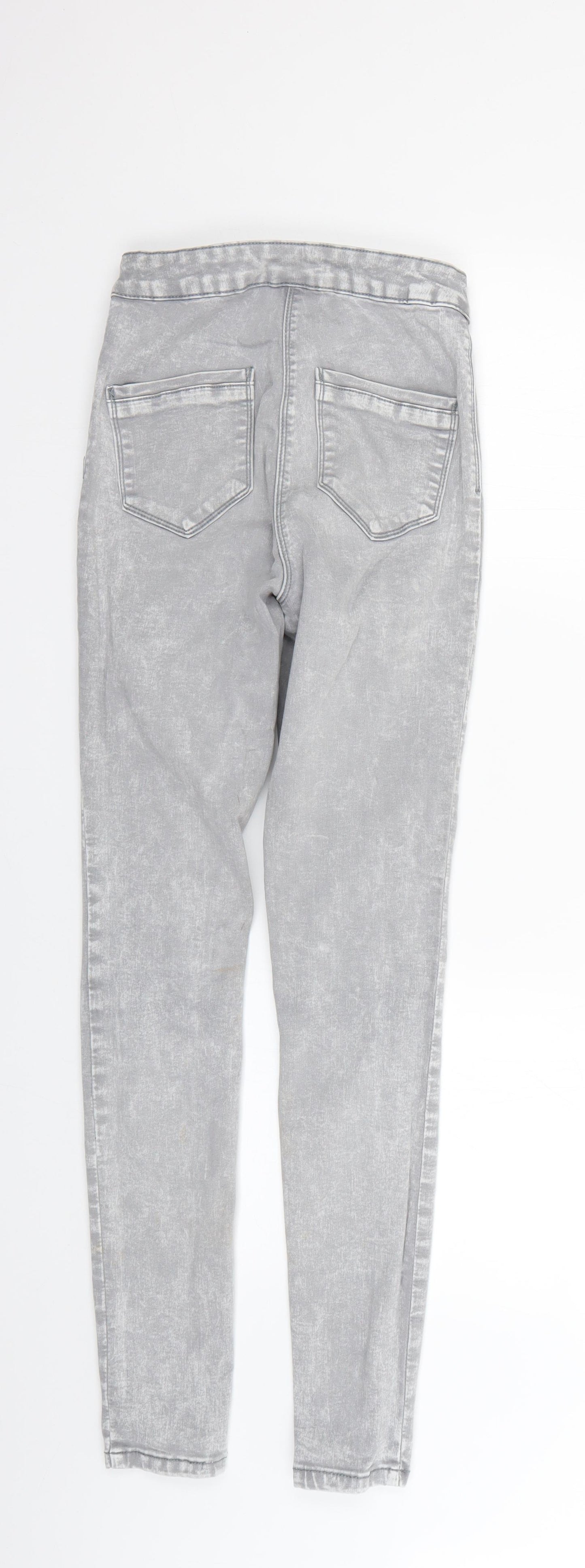 Preworn Womens Grey   Jegging Jeans Size 8 L27 in