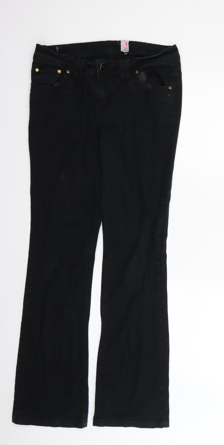 yes yes Womens Black Skinny Jeans Size 14 L30 in
