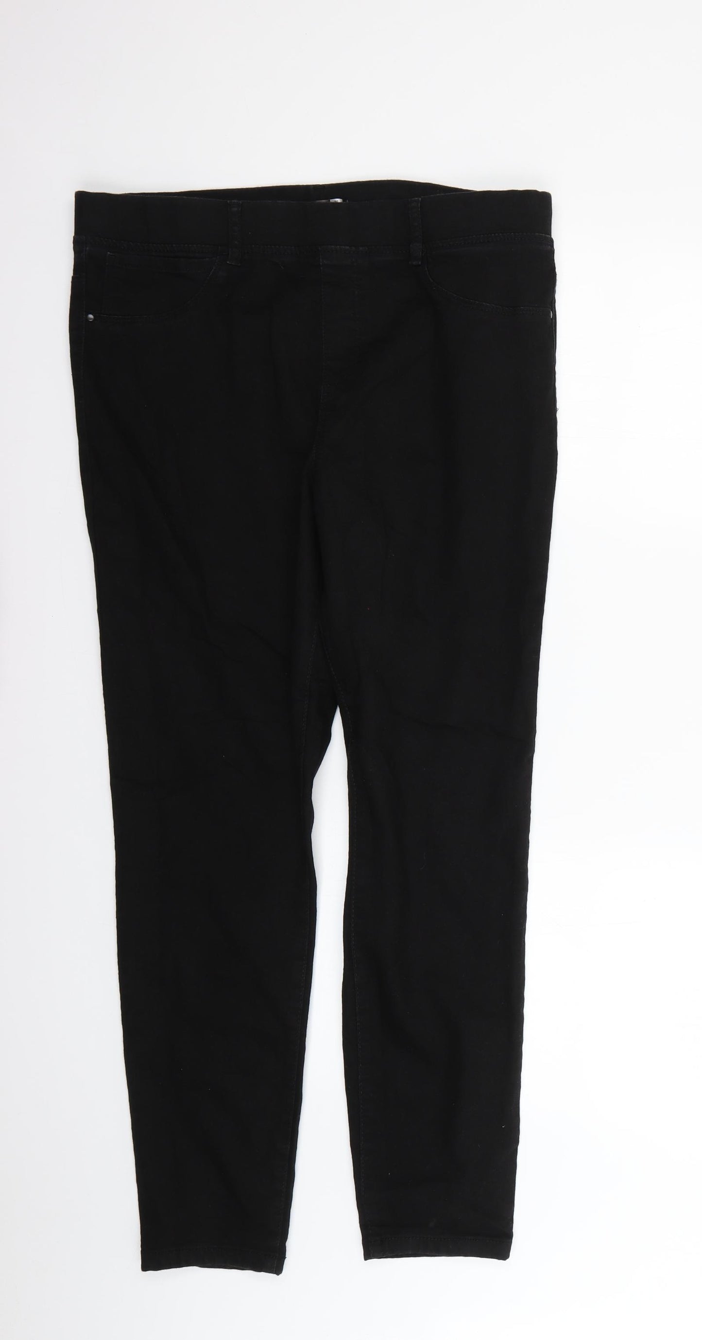 pep&co Womens Black   Skinny Jeans Size 16 L28 in