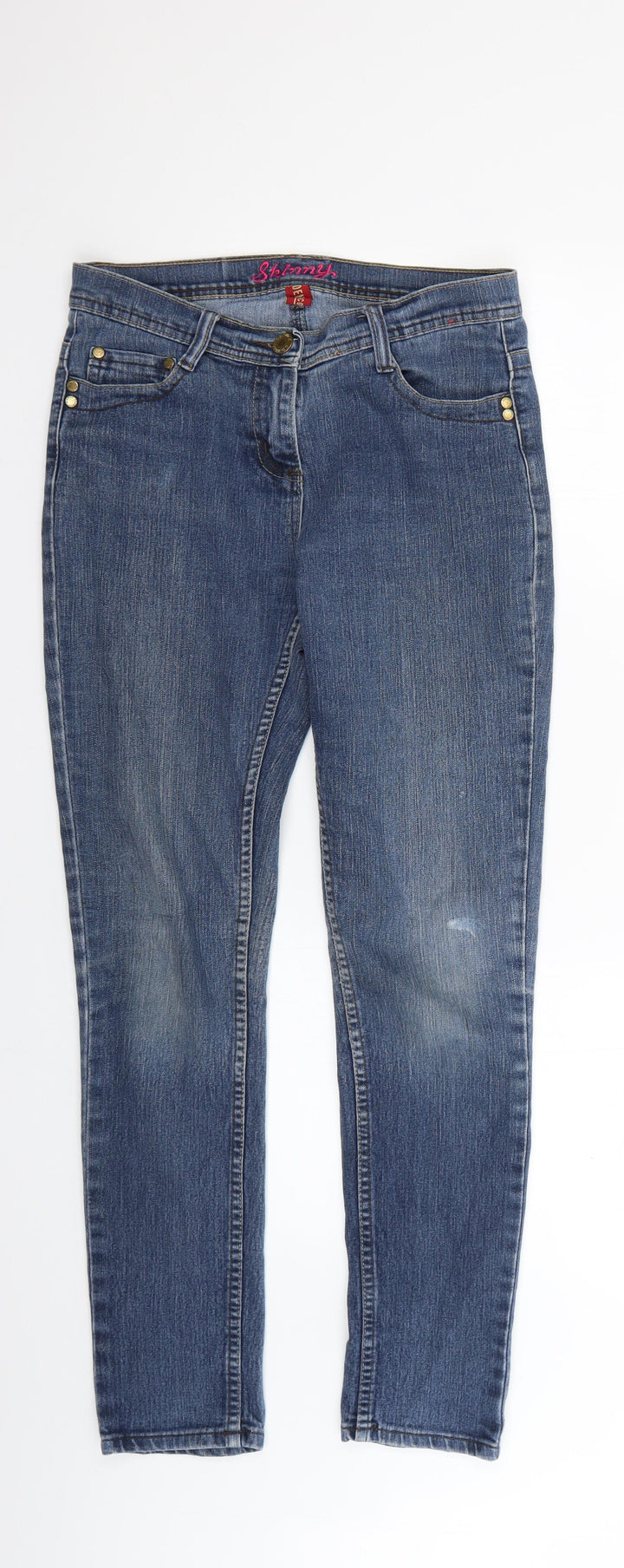 Denim & Co. Womens Black Skinny Jeans Size 12 L27 in