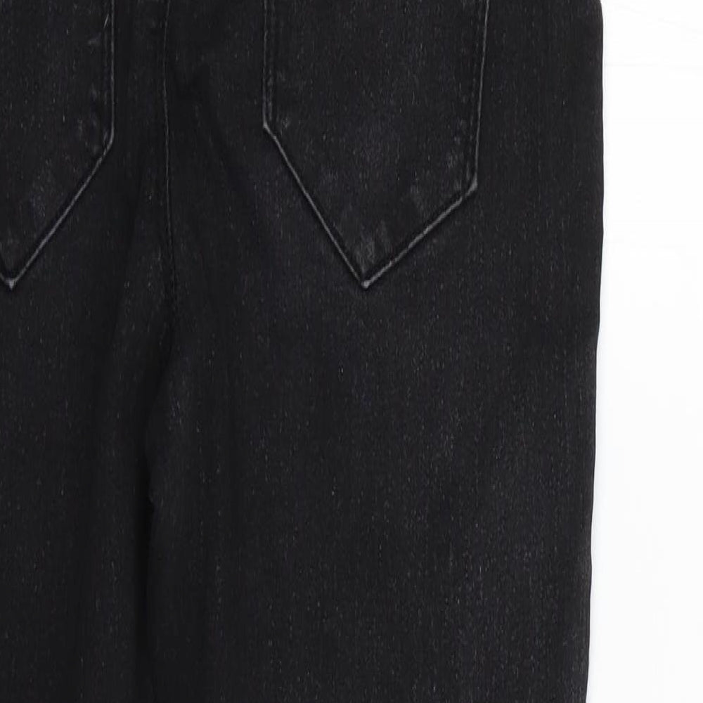 Denim & Co. Womens Black   Skinny Jeans Size 14 L27 in