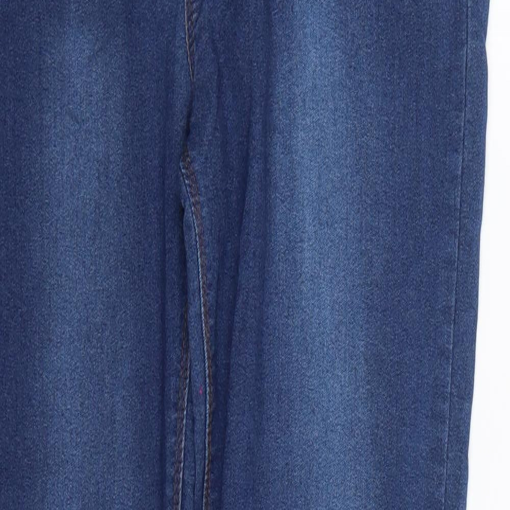 Denim & Co. Womens Blue   Jegging Jeans Size 16 L28 in