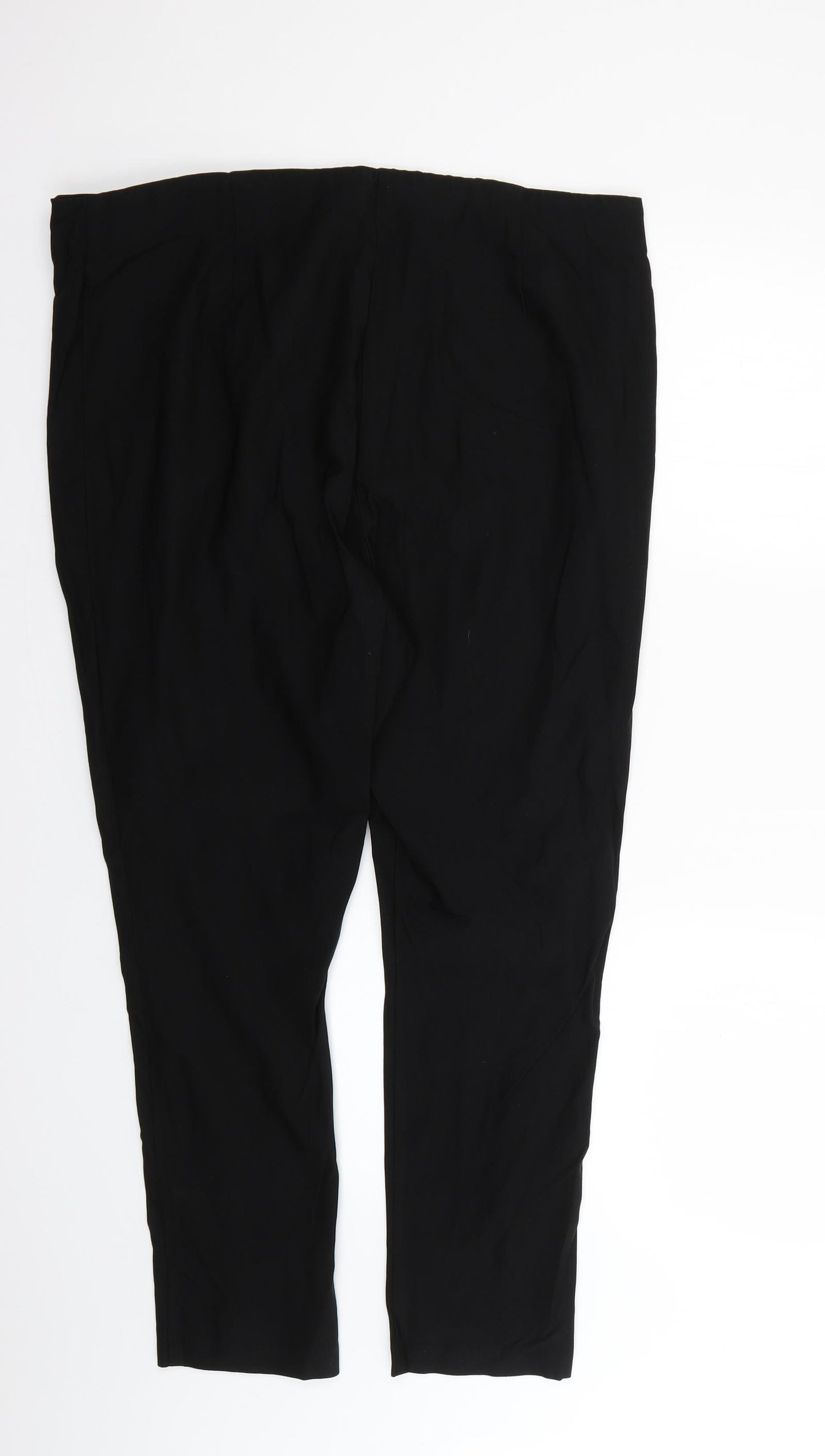 F&F Womens Black   Trousers  Size 22 L25 in