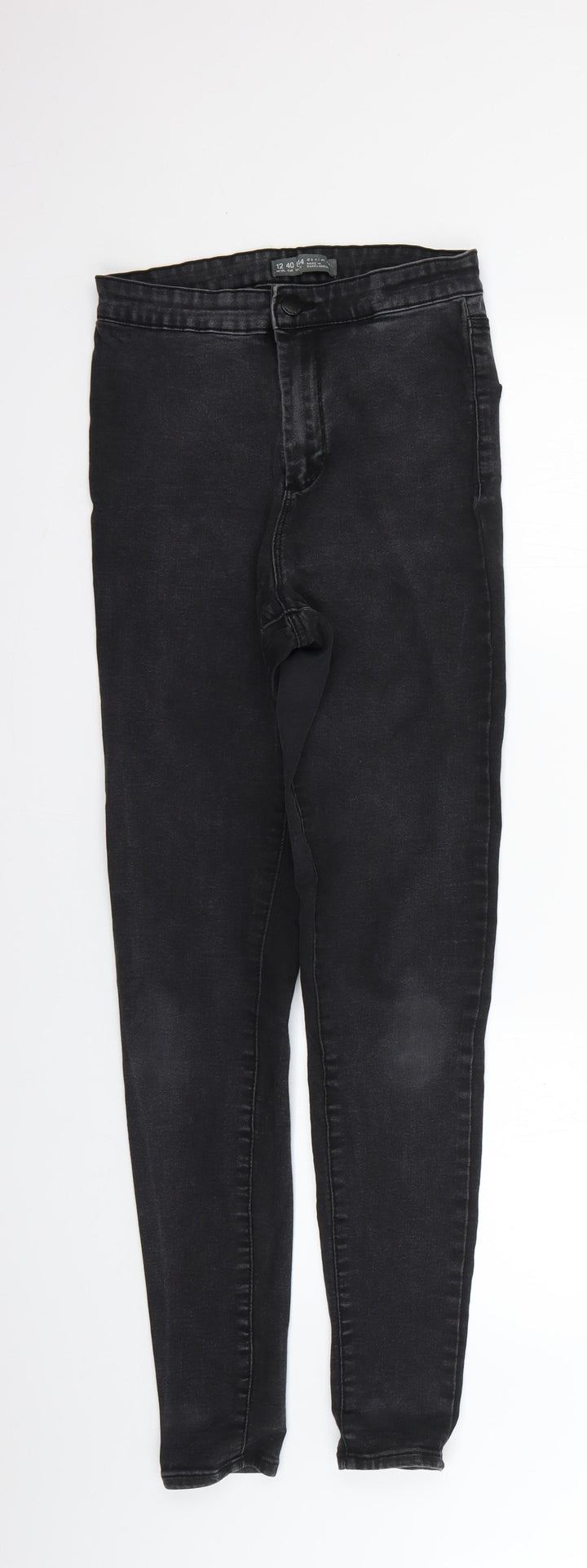 Denim & Co. Womens Black Skinny Jeans Size 12 L29 in