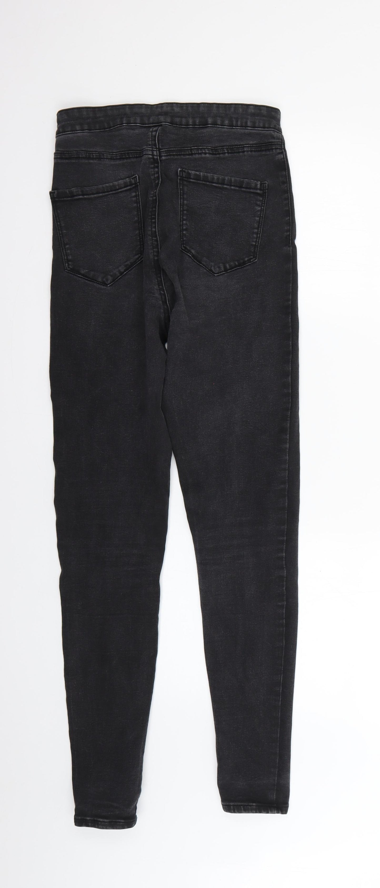 Denim & Co. Womens Black   Skinny Jeans Size 12 L29 in