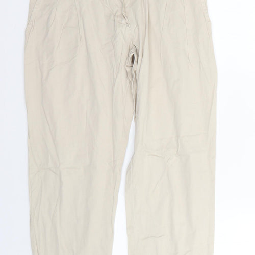Preworn Womens Beige   Trousers  Size M L27 in