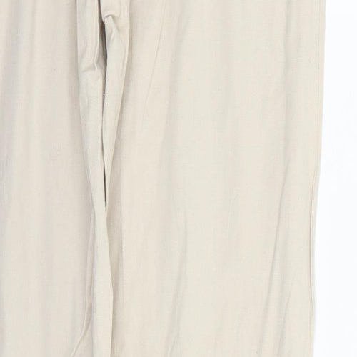 Preworn Womens Beige   Trousers  Size M L27 in