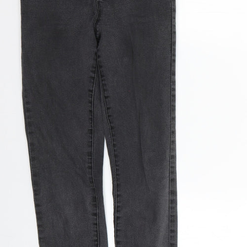Denim & Co. Womens Grey   Skinny Jeans Size 8 L26 in