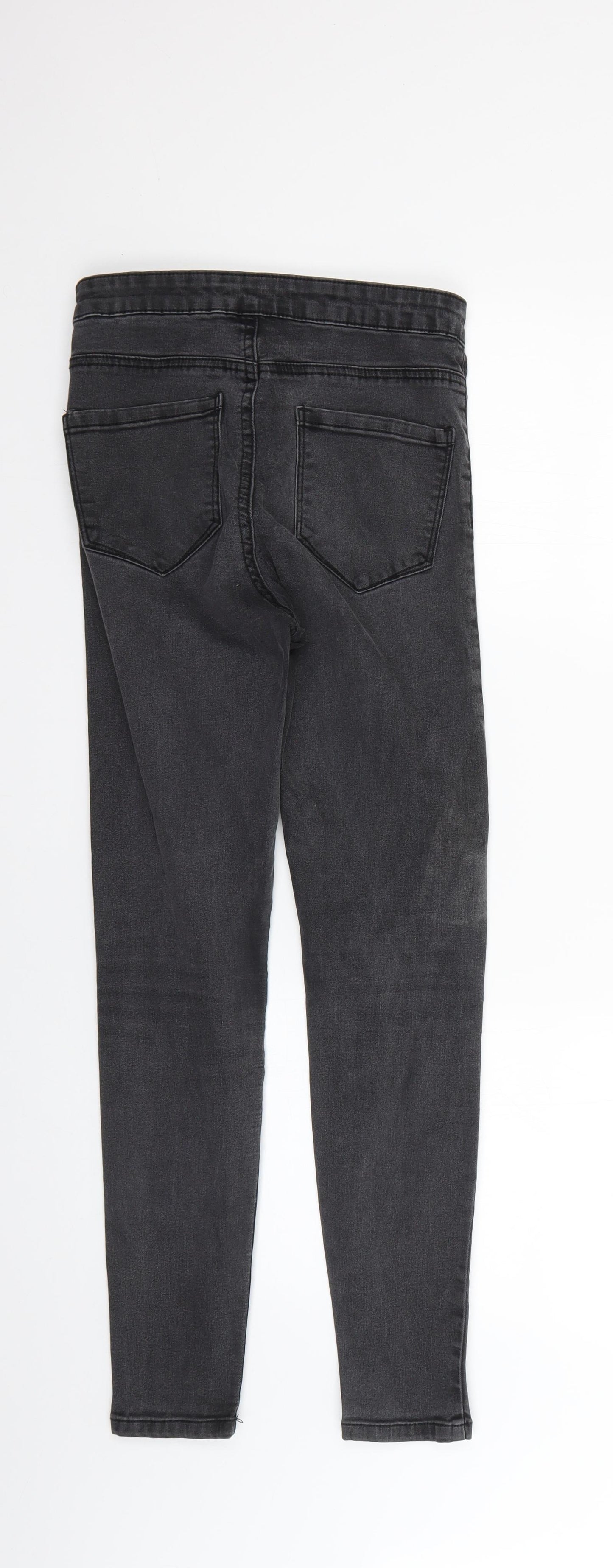 Denim & Co. Womens Grey   Skinny Jeans Size 8 L26 in