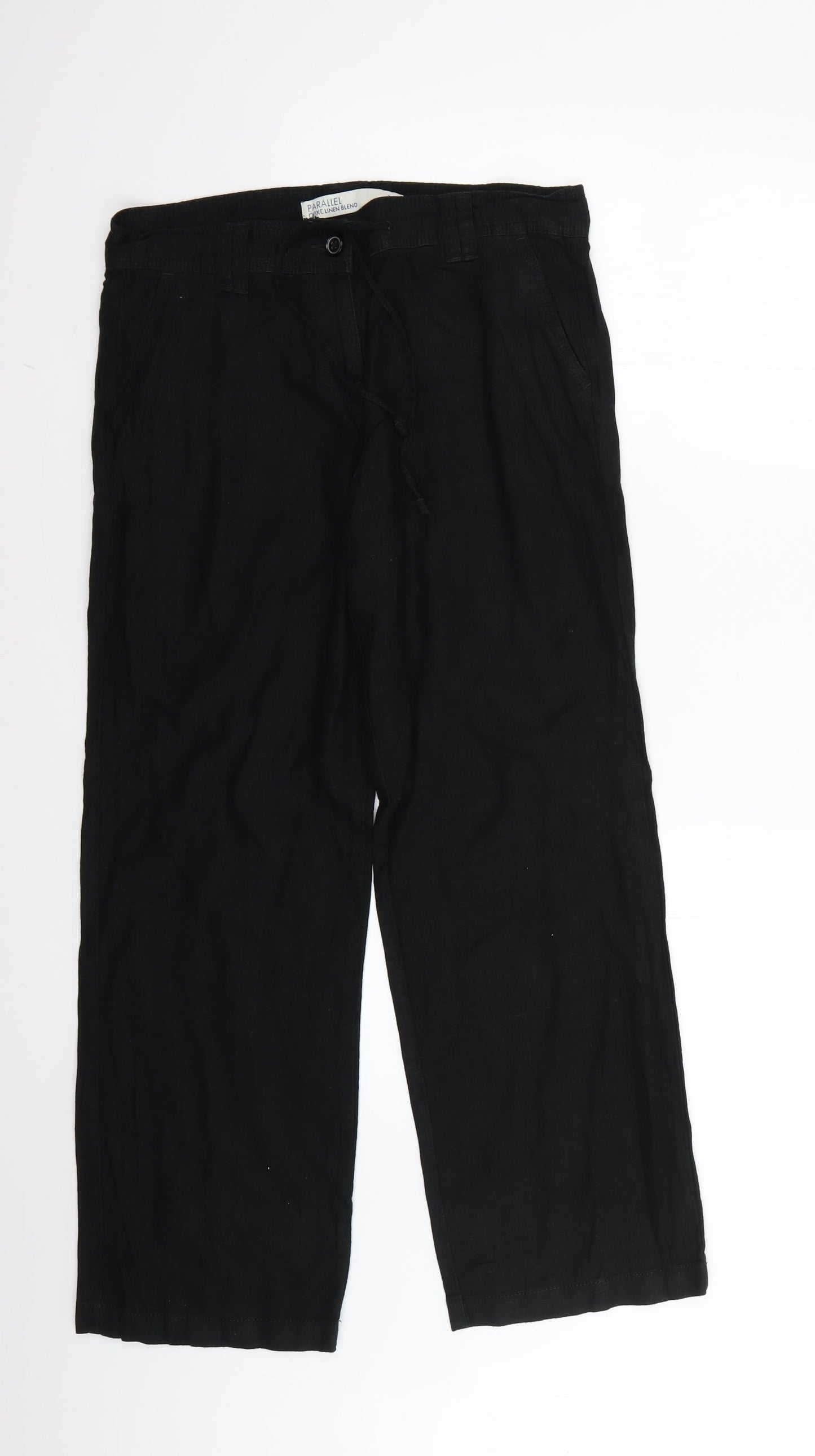 NEXT Womens Black   Trousers  Size 10 L26 in
