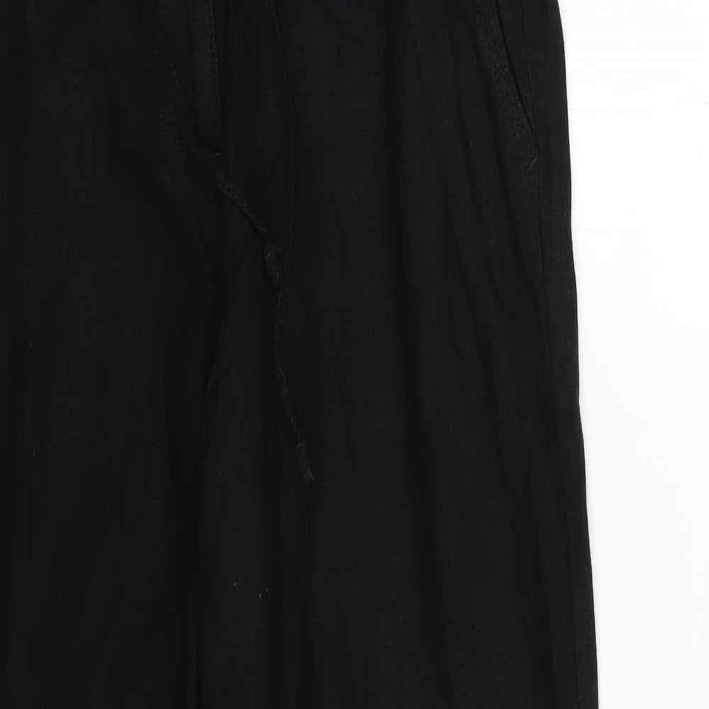 NEXT Womens Black   Trousers  Size 10 L26 in