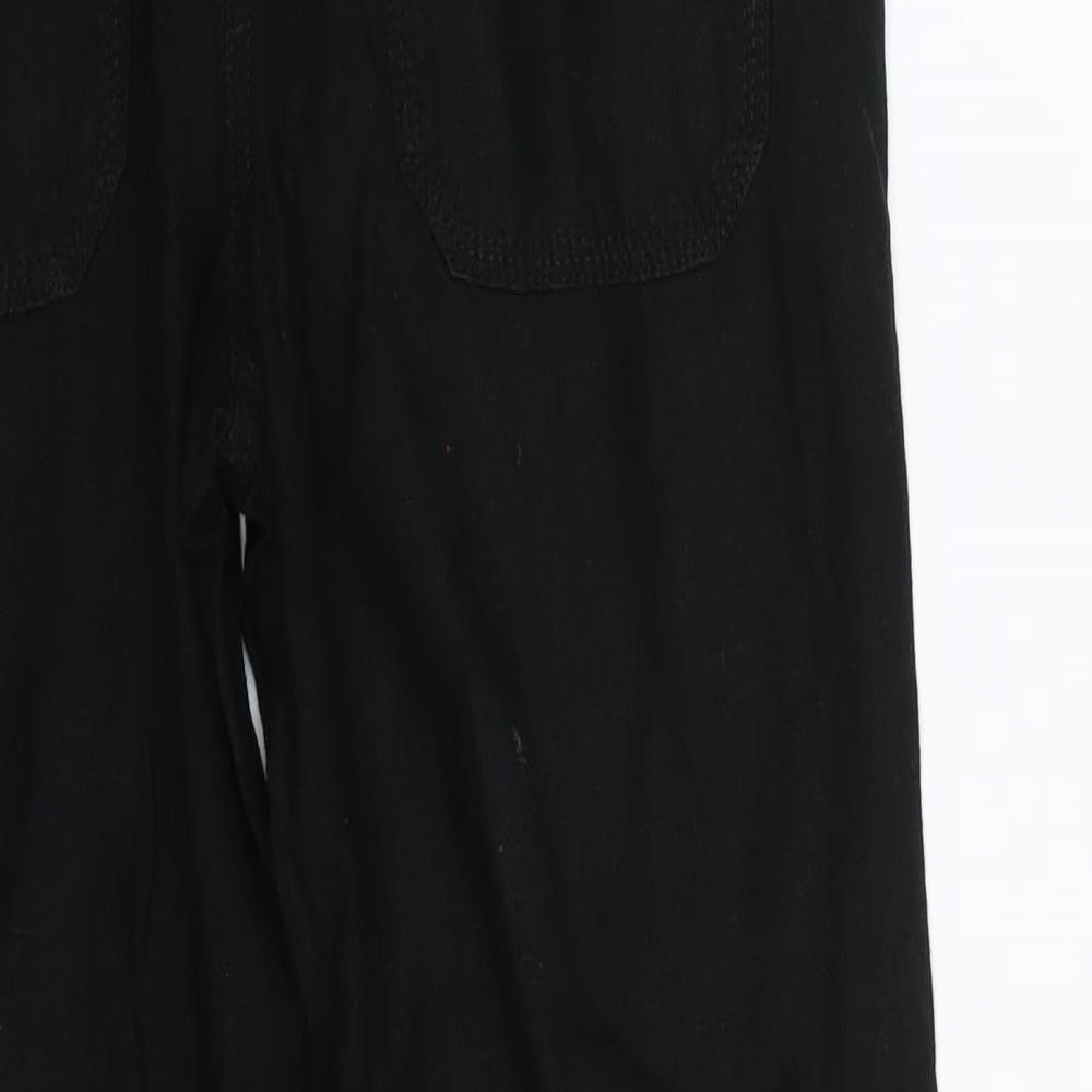 NEXT Womens Black   Trousers  Size 10 L26 in