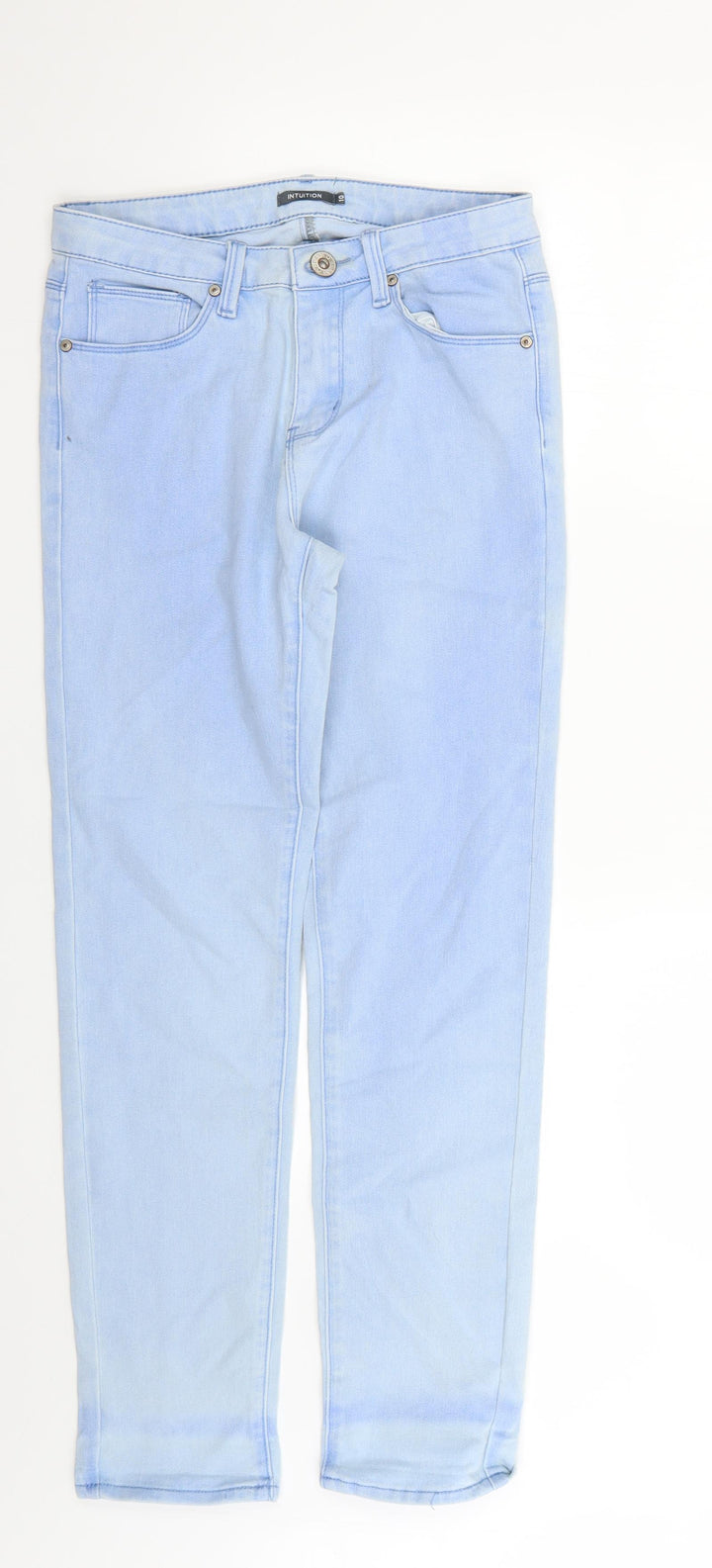 intuition Womens Blue Skinny Jeans Size 10 L24 in