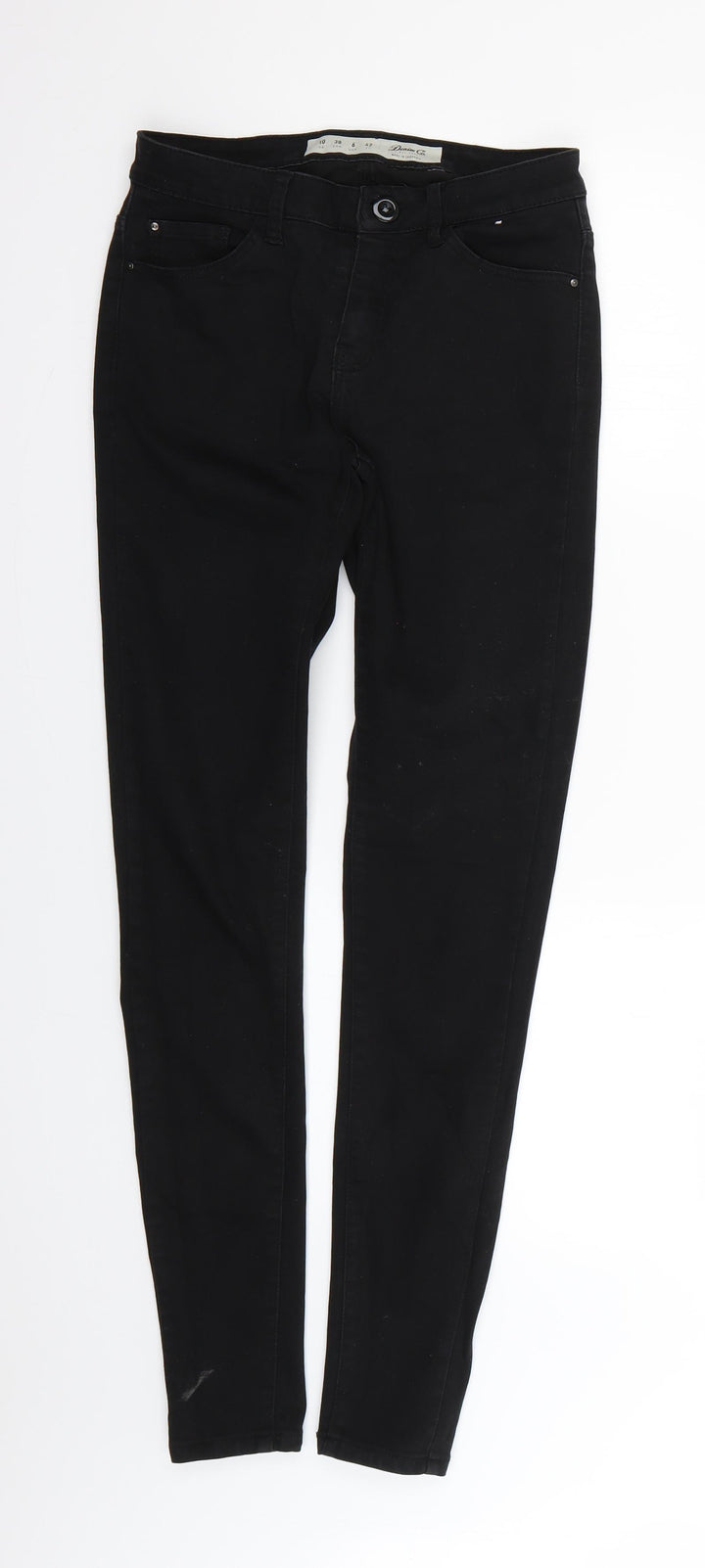 Denim & Co. Womens Black Jegging Jeans Size 10 L27 in