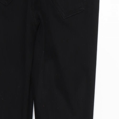 Denim & Co. Womens Black   Jegging Jeans Size 10 L27 in