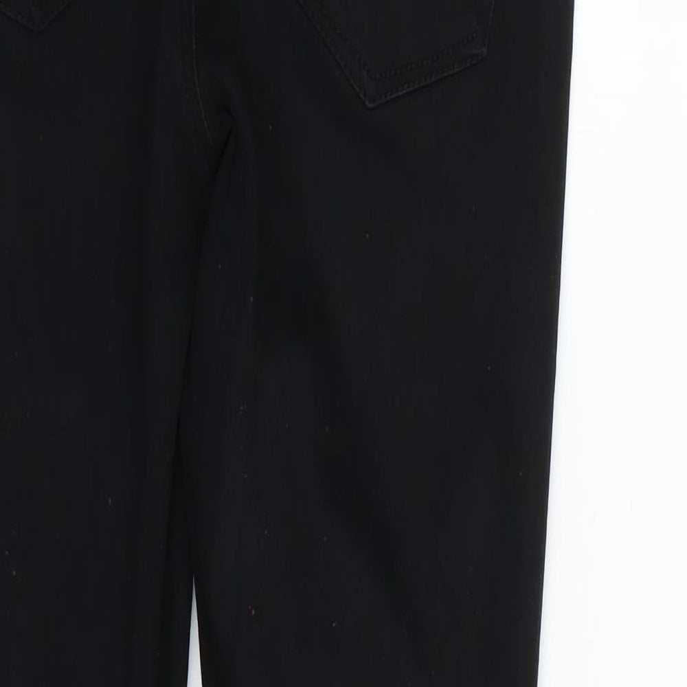 Denim & Co. Womens Black   Jegging Jeans Size 10 L27 in