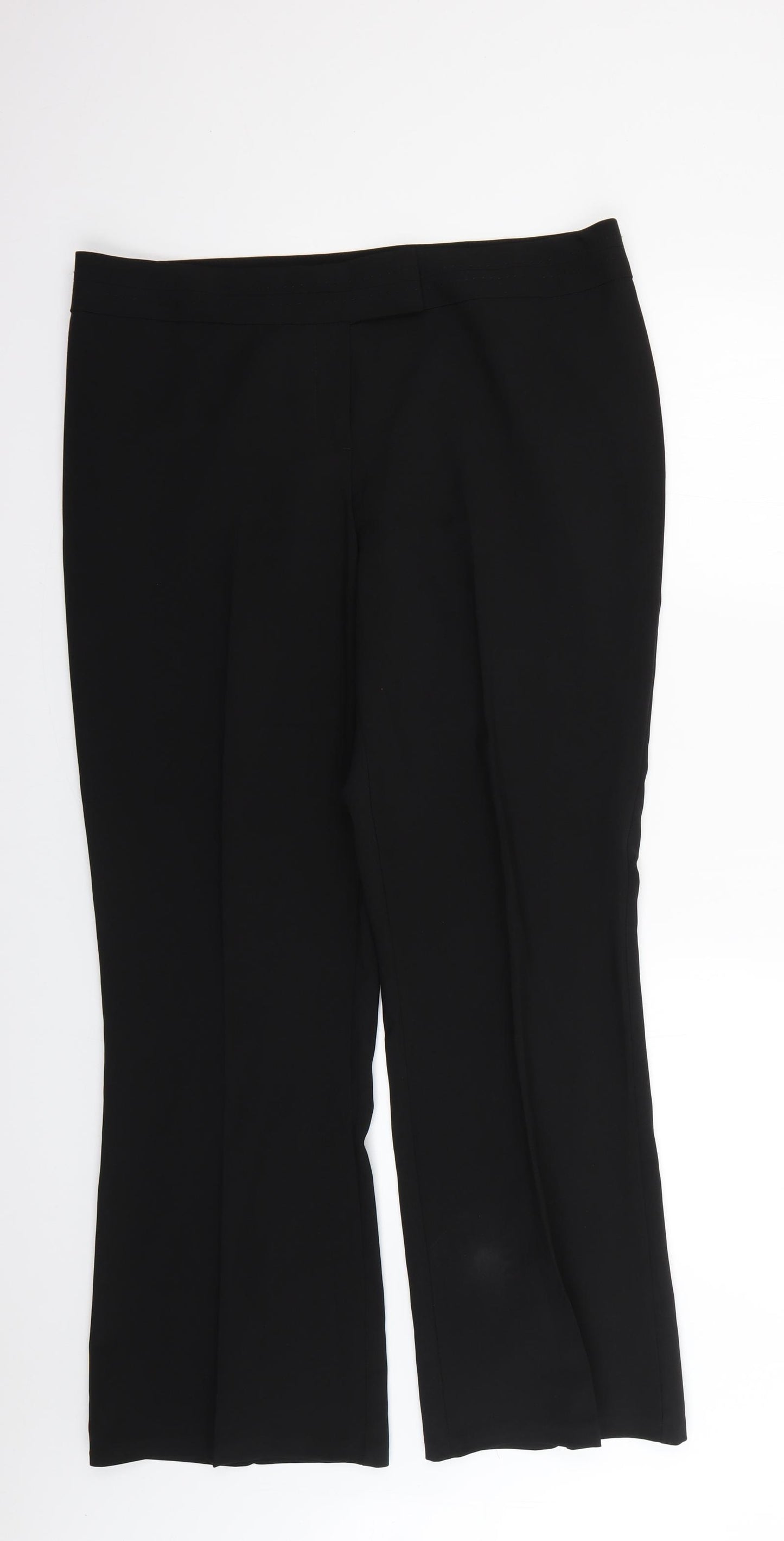 George Womens Black   Trousers  Size 16 L28 in