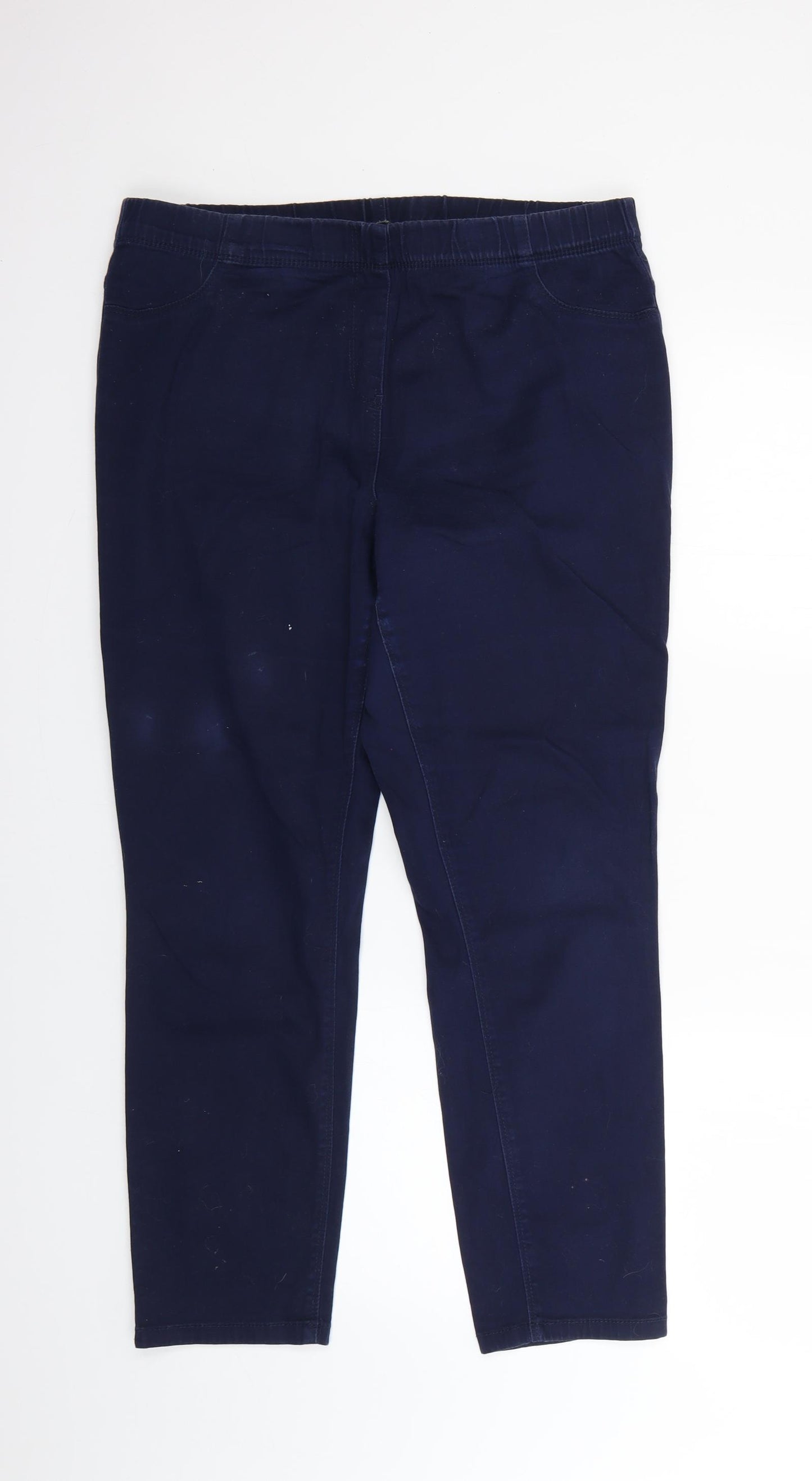 George Womens Blue   Trousers  Size 16 L25 in
