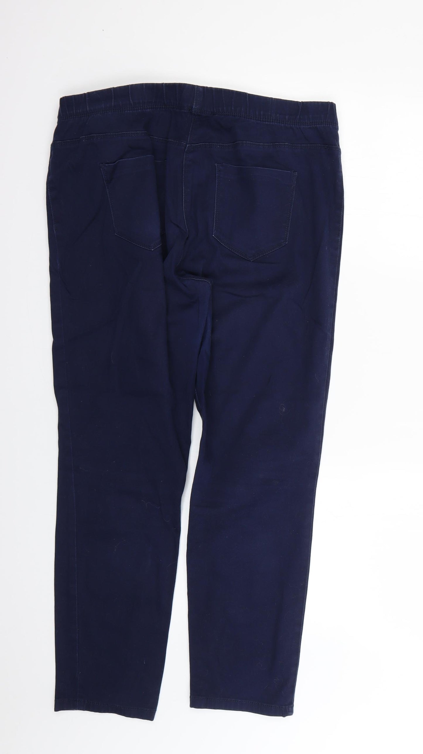 George Womens Blue   Trousers  Size 16 L25 in