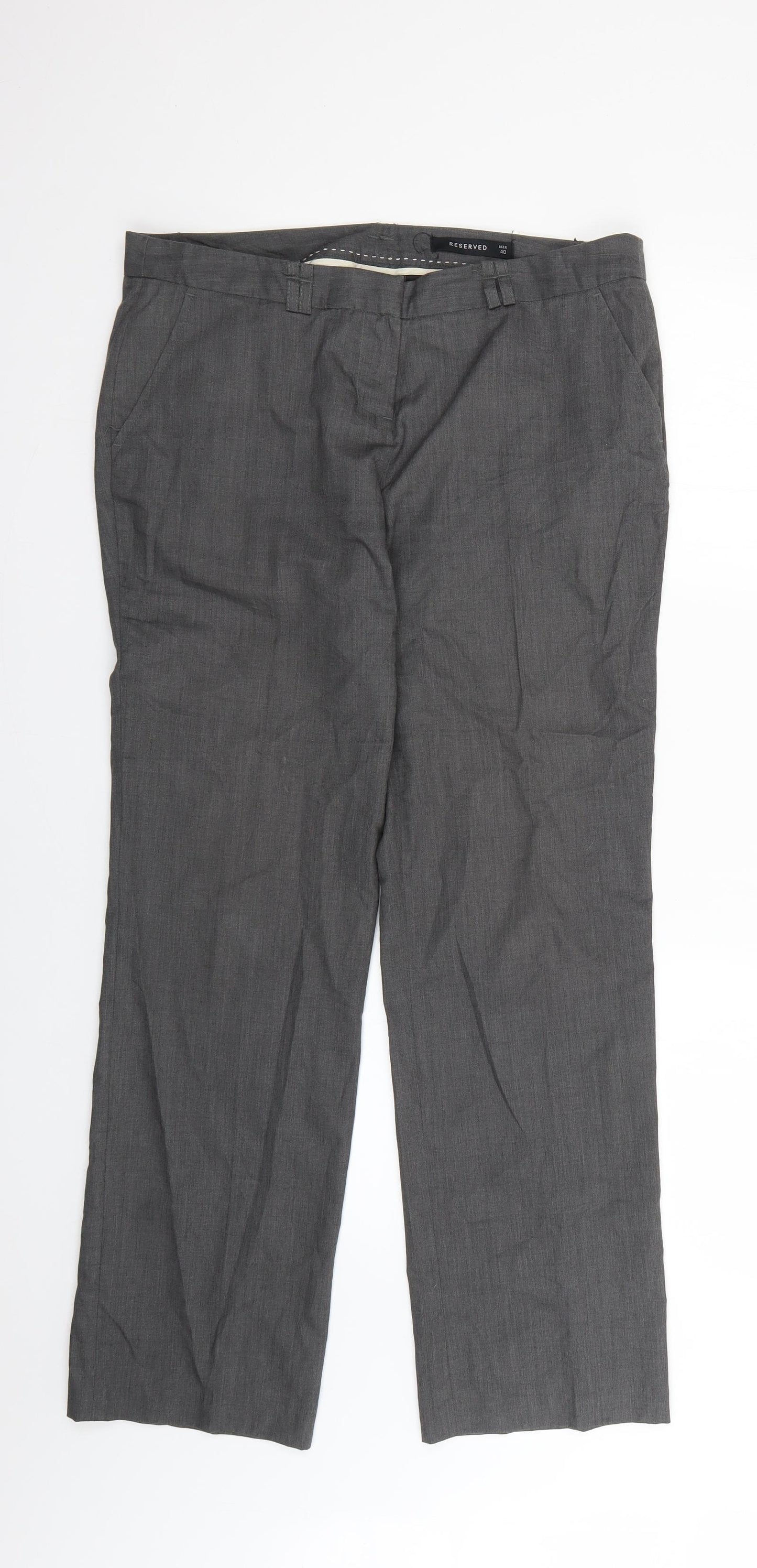 RESERVED Mens Grey   Trousers  Size 40 L29 in