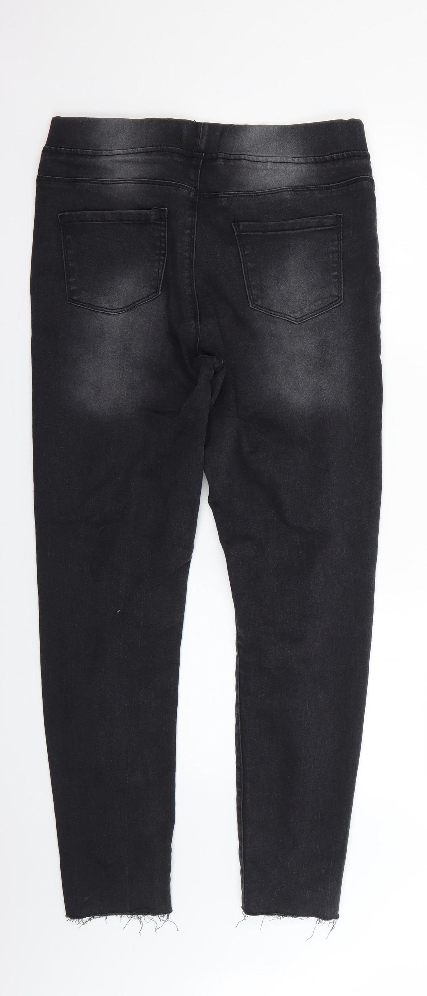 Pep&Co Womens Black   Jegging Jeans Size 14 L26 in