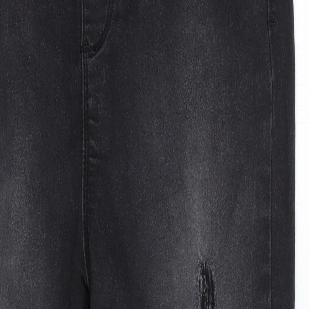 Pep&Co Womens Black   Jegging Jeans Size 14 L26 in