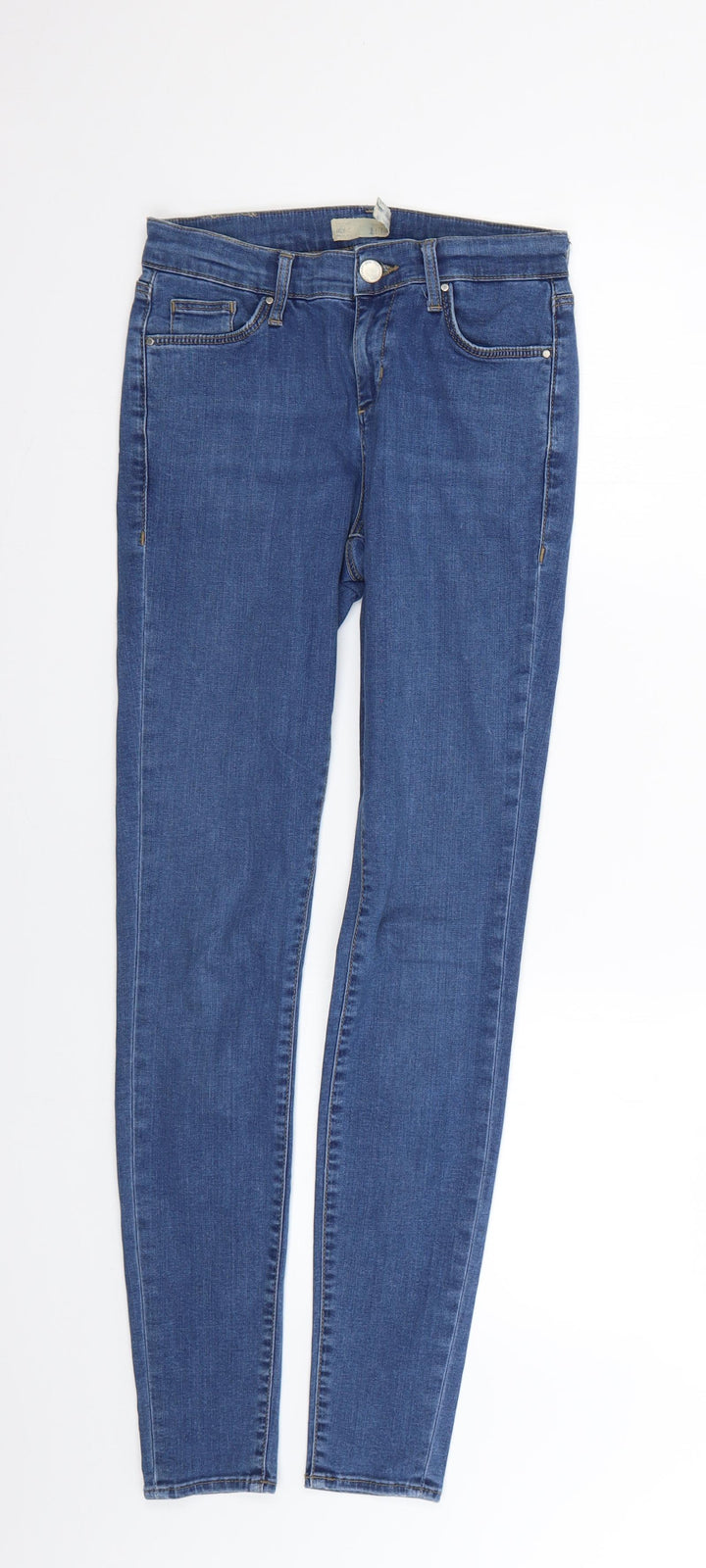 Topshop Mens Blue Skinny Jeans Size 26 L27 in