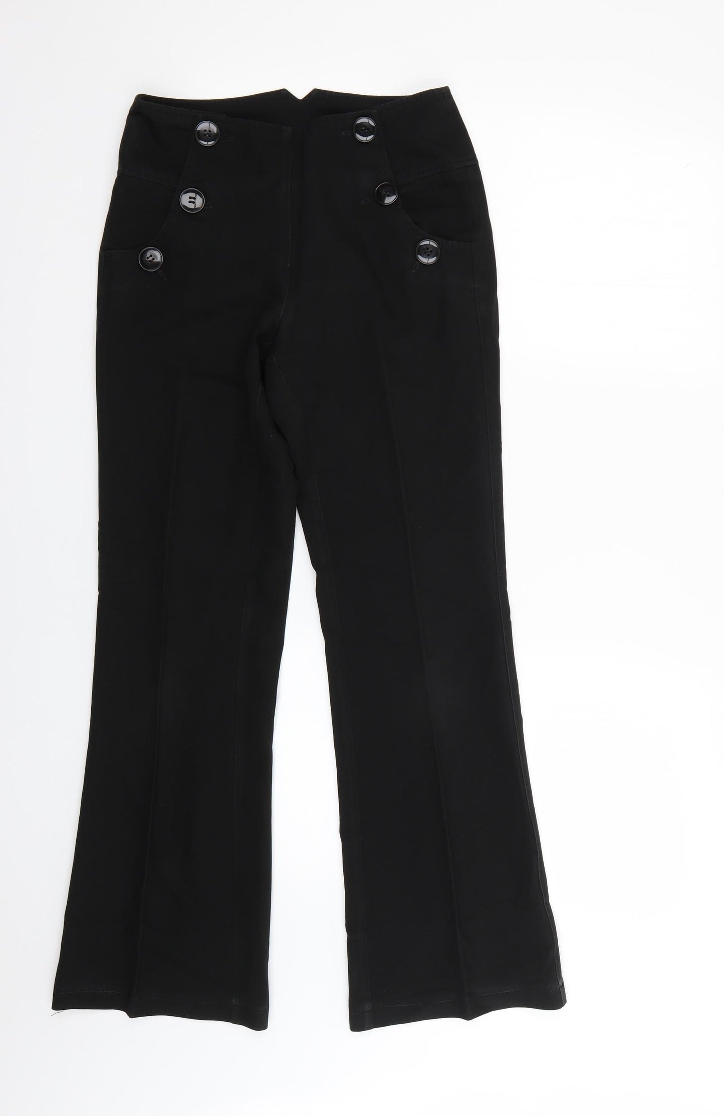Miss Selfridge Womens Black   Trousers  Size 6 L27 in