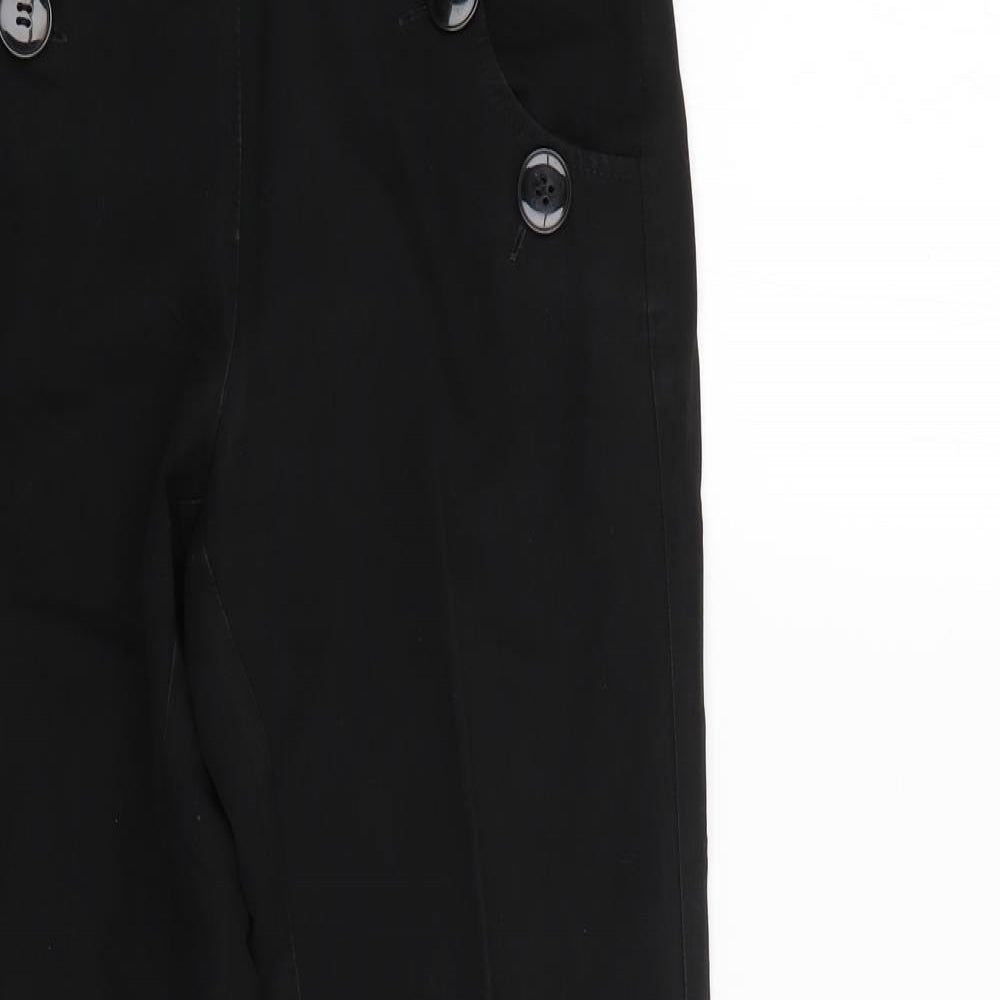 Miss Selfridge Womens Black   Trousers  Size 6 L27 in