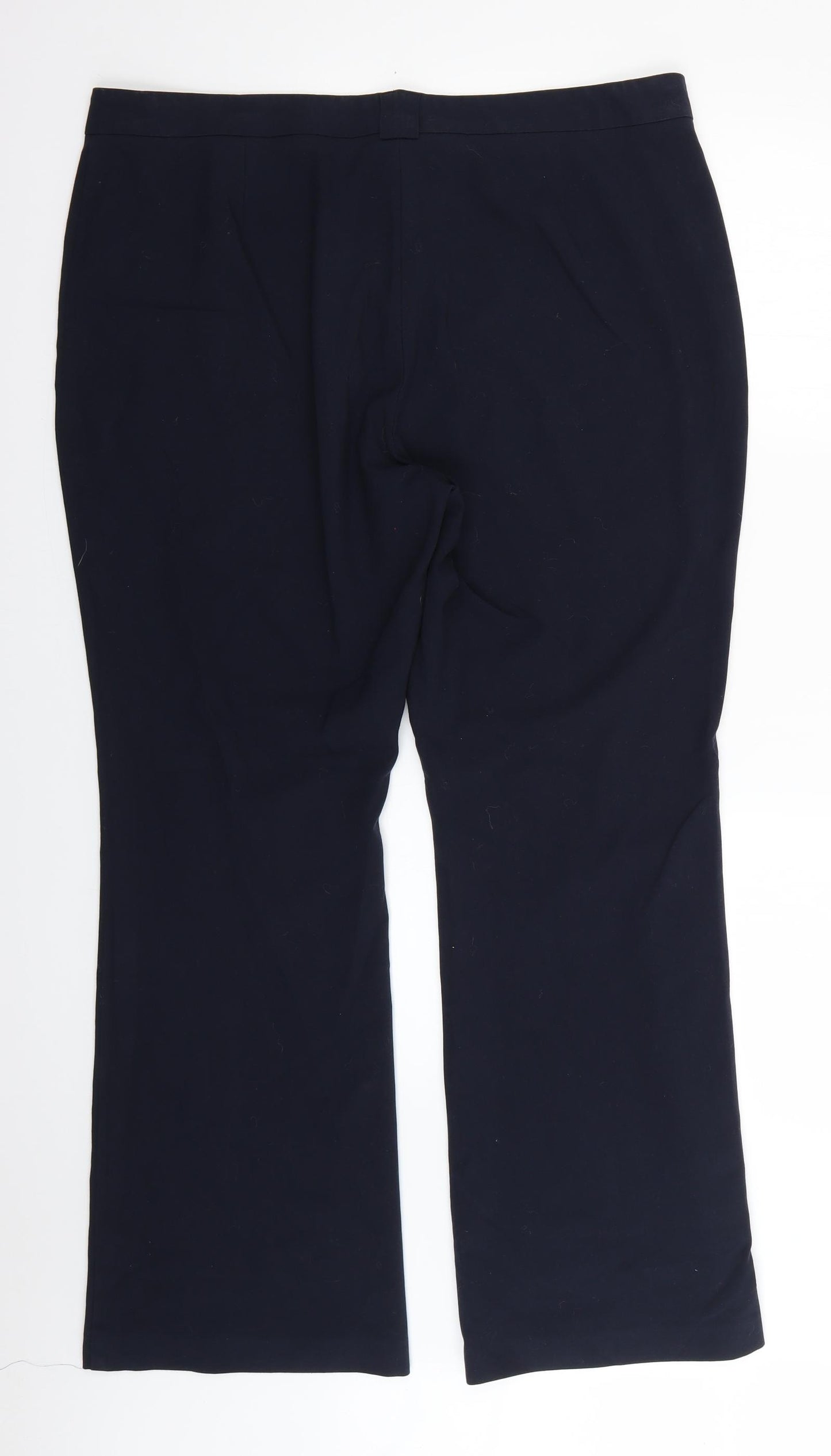 Marks and Spencer Womens Blue   Trousers  Size 18 L27 in