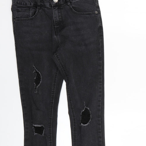New Look Girls Black   Skinny Jeans Size 12 Years
